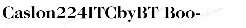 Caslon224ITCbyBT Boo字体转换